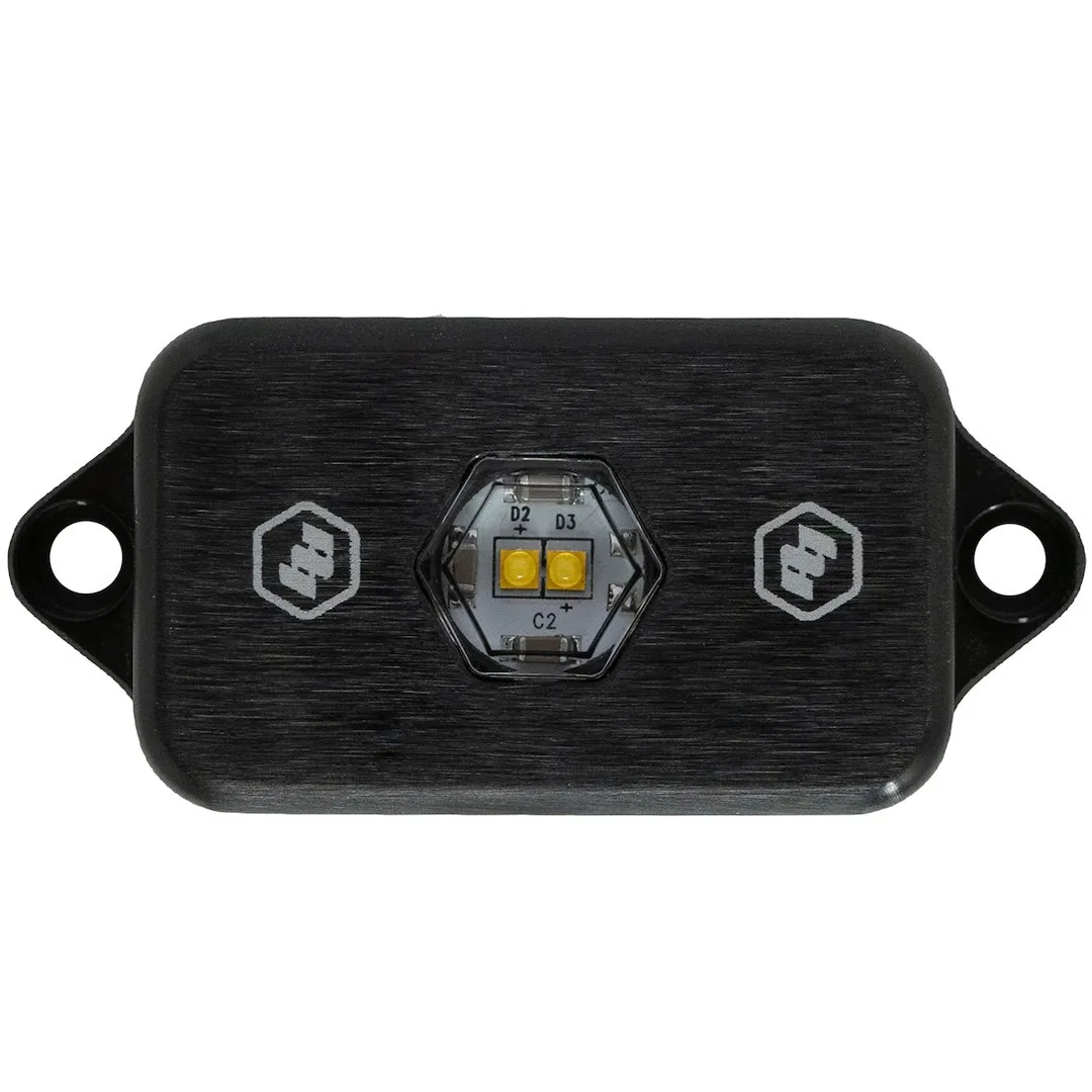 398050 – BAJA DESIGN Underbody Light Kit, Universal Mount 2.38 Inch Length x 0.95 Inch Width x 0.42 Inch Heigth LED W...